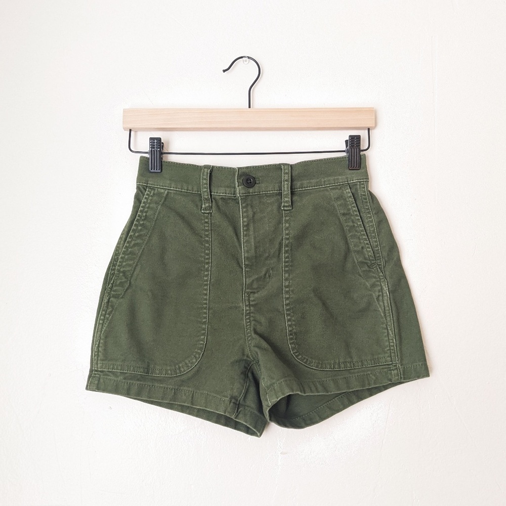 Madewell Perfect Vintage Military Short in Palm Tree